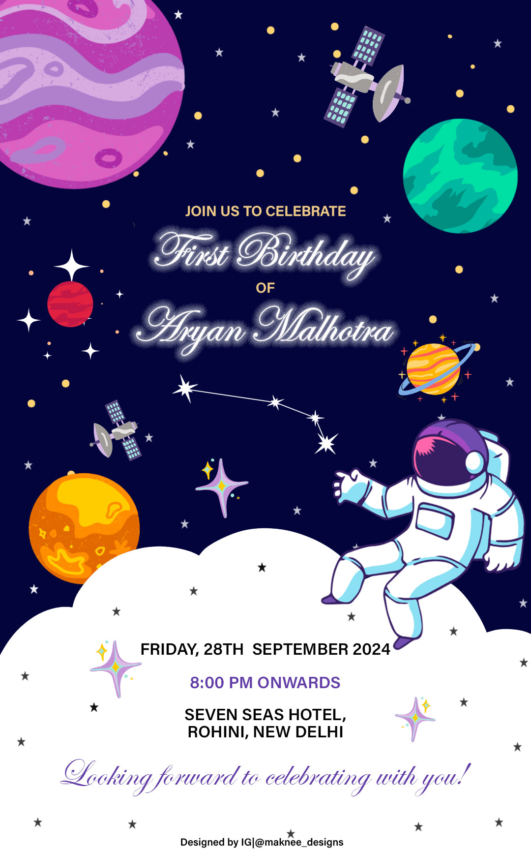 Little Astronaut's Bash